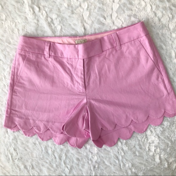 J. Crew Pants - J. Crew pink shorts with scalloped bottoms